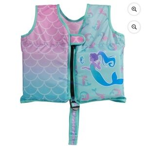 New SwimWays Child Swim Vest Mermaid Ages 2-4 YEARS